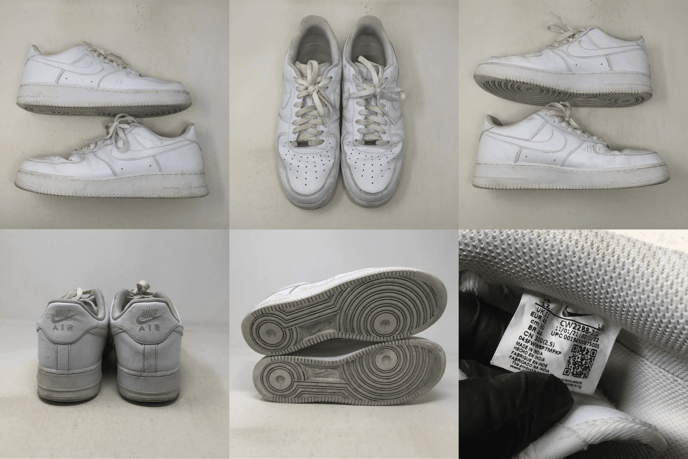 Guia de Fotos - Exemplos de fotos das sapatilhas